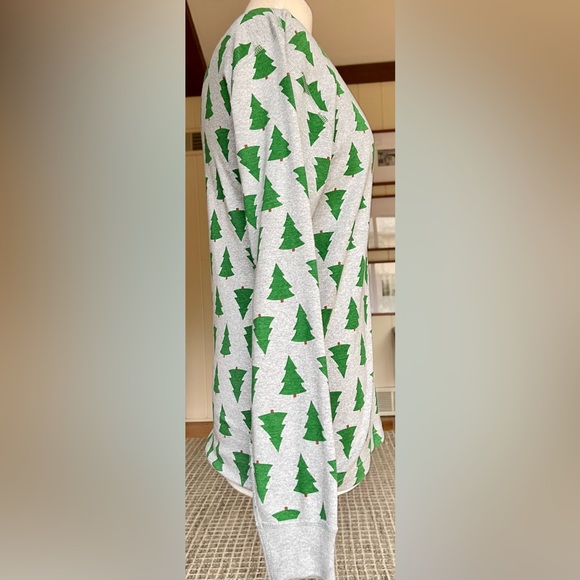 *NWOT* Hanna Andersson / Adult Unisex Tree Tannenbaum Long John Pajama Top / M - Picture 7 of 15